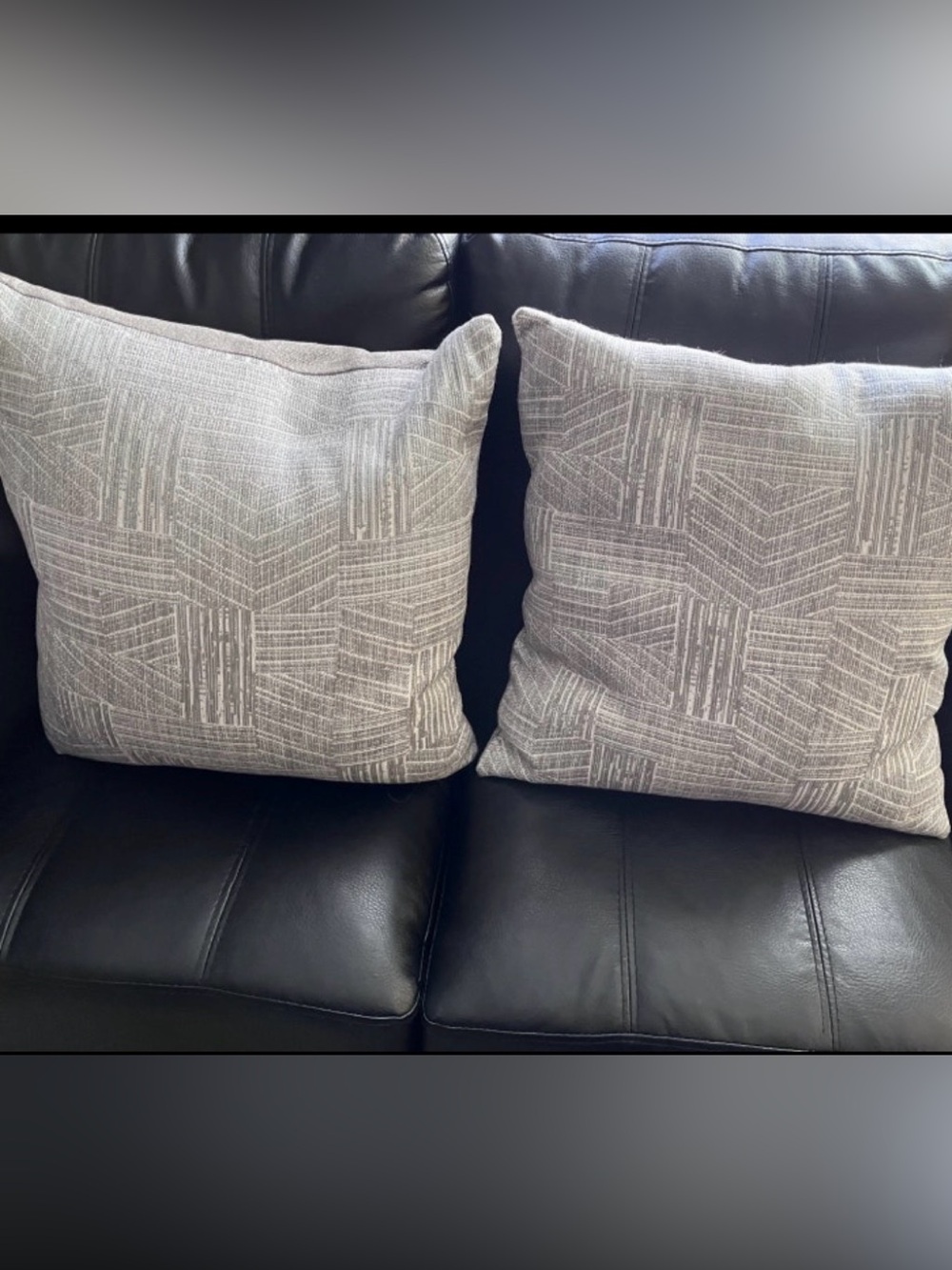 Feather Decorative Pillows Like New